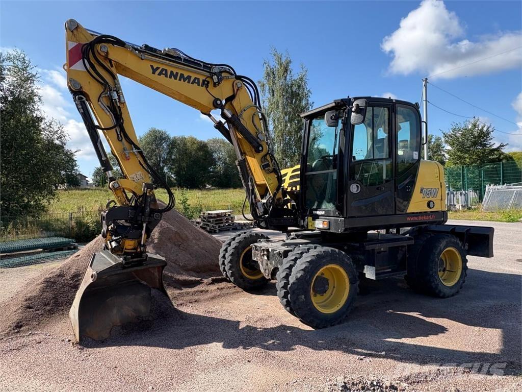 Yanmar B 95 W Ekskavatori uz riteņiem