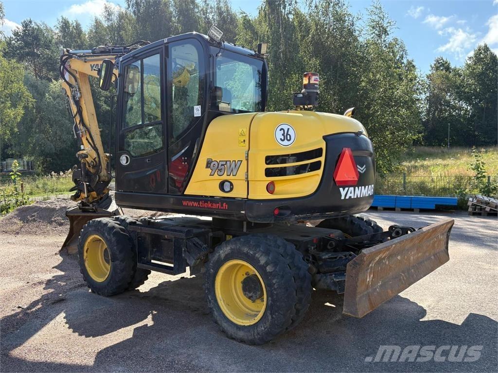Yanmar B 95 W Ekskavatori uz riteņiem