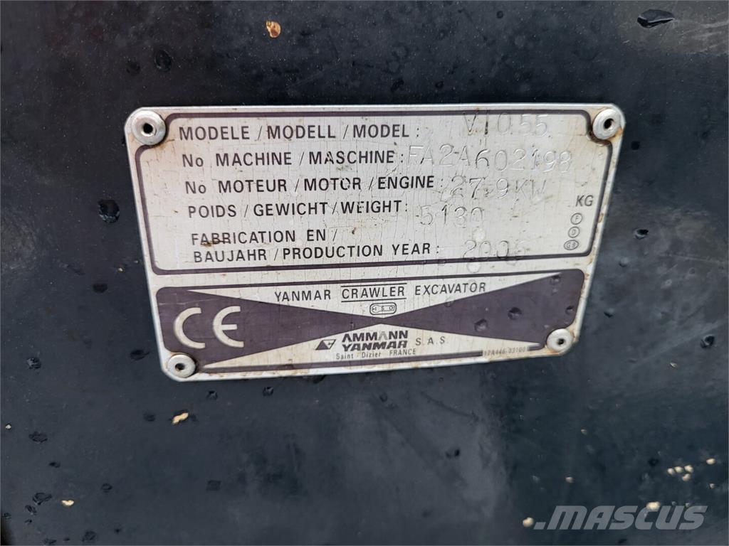Yanmar VIO 55 Mini ekskavatori < 7 t