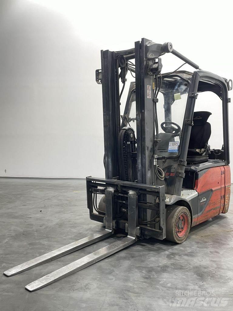 Linde E16-02-386 Elektriskie iekrāvēji