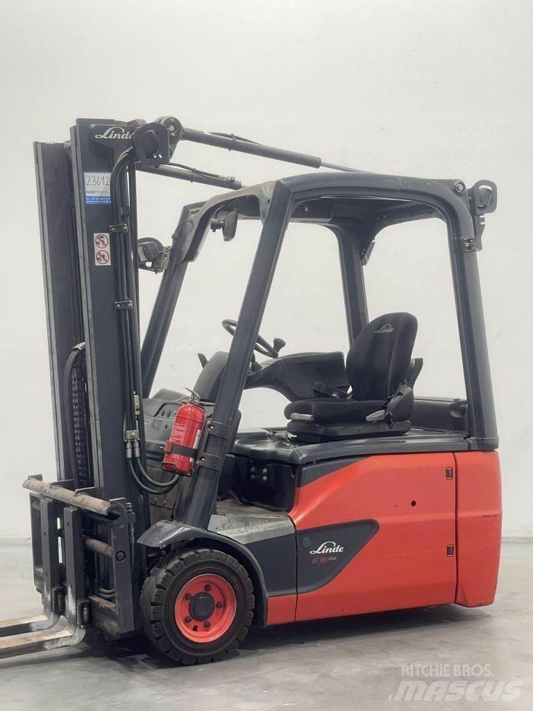 Linde E16-02-386 Elektriskie iekrāvēji