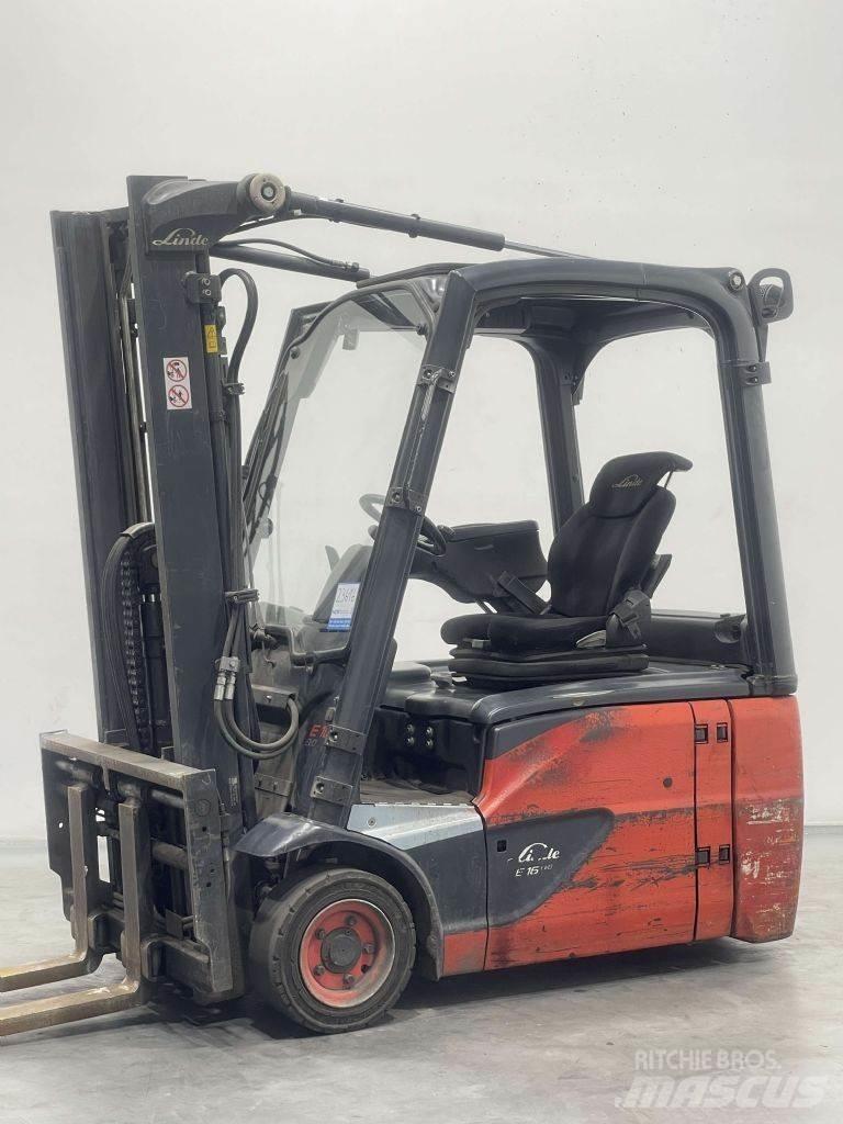 Linde E16-02-386 Elektriskie iekrāvēji