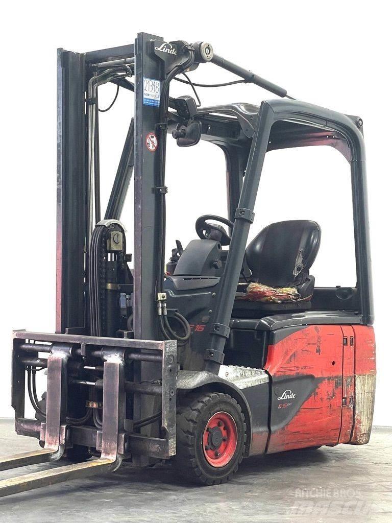 Linde E16-386-EVO Elektriskie iekrāvēji
