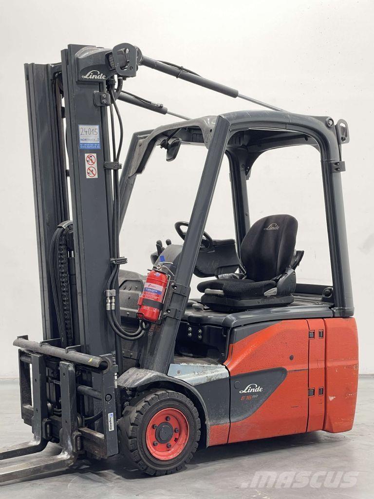 Linde E16C-02-386 Elektriskie iekrāvēji