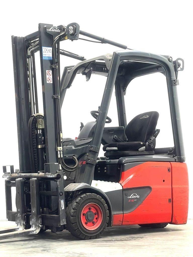 Linde E16C-386-EVO Elektriskie iekrāvēji