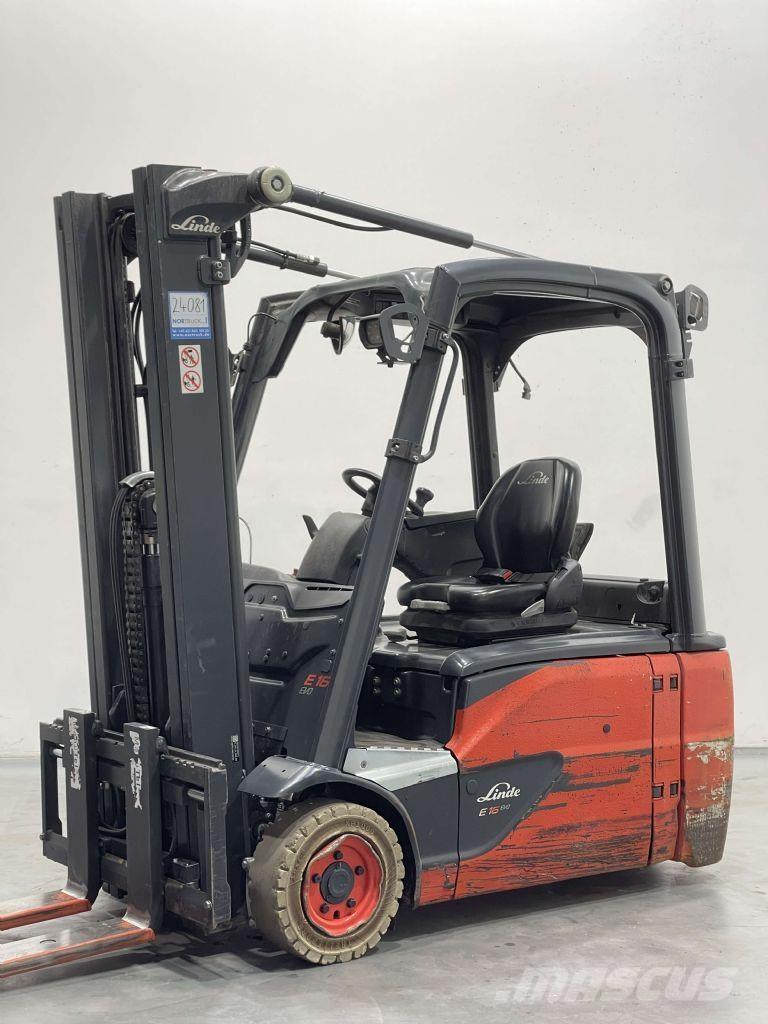 Linde E16L-02-386 Elektriskie iekrāvēji