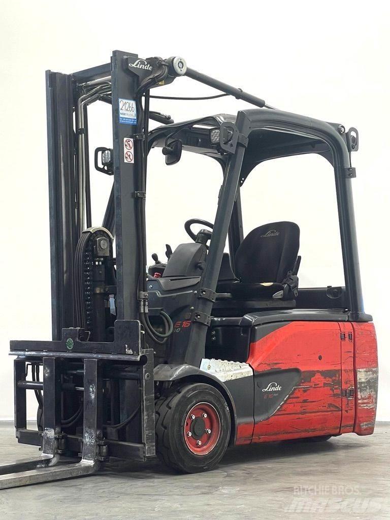 Linde E16L-386-EVO Elektriskie iekrāvēji