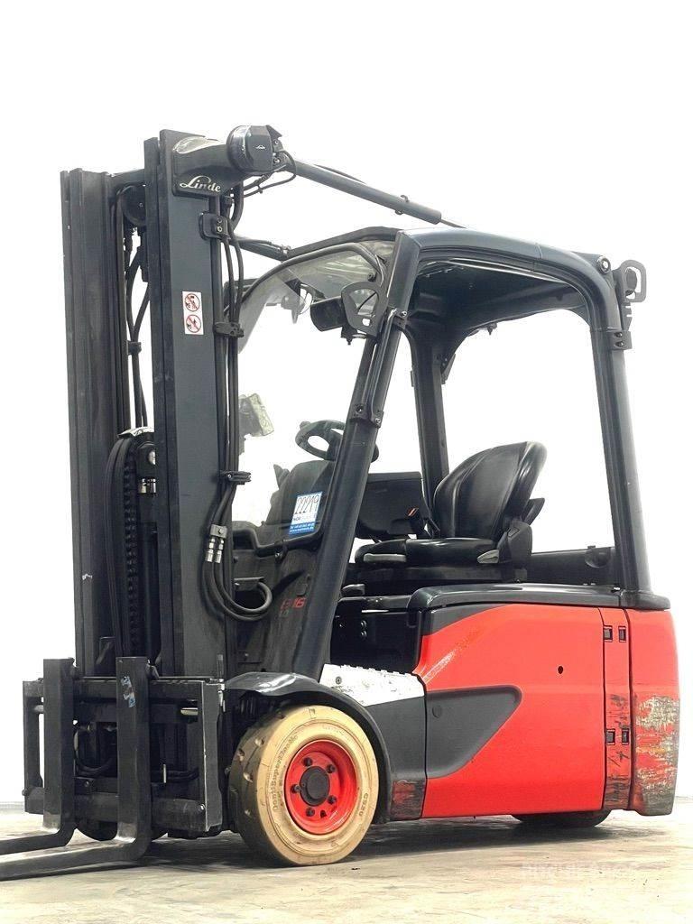 Linde E16L-386-EVO Elektriskie iekrāvēji