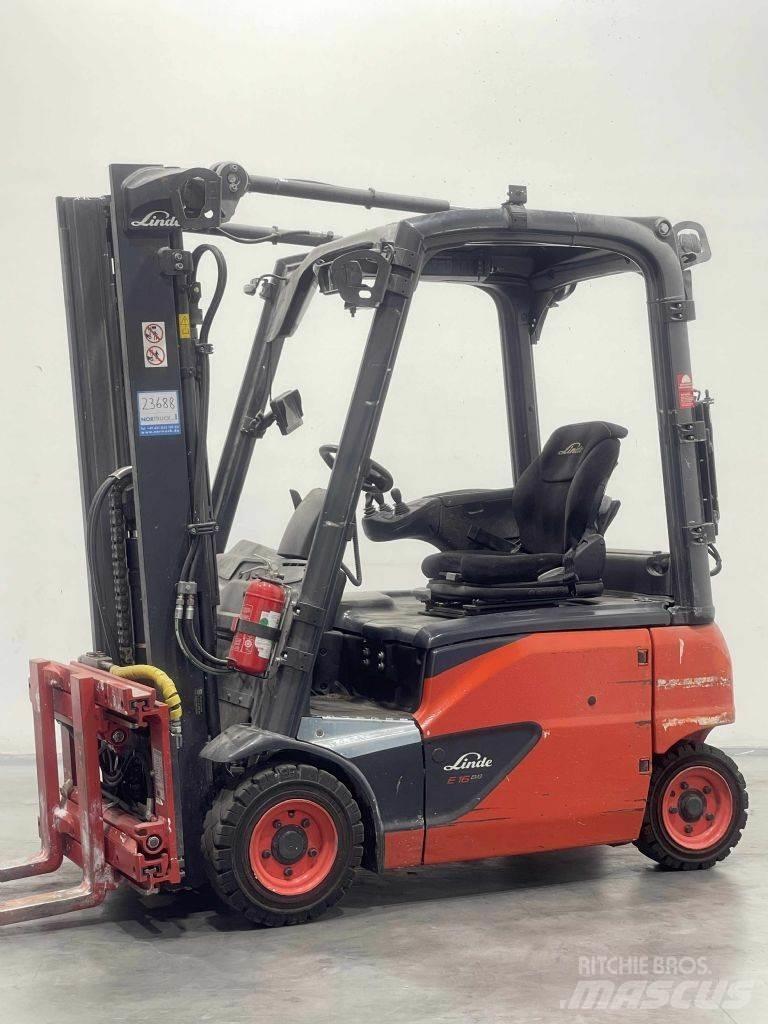 Linde E16P-02-386 Elektriskie iekrāvēji