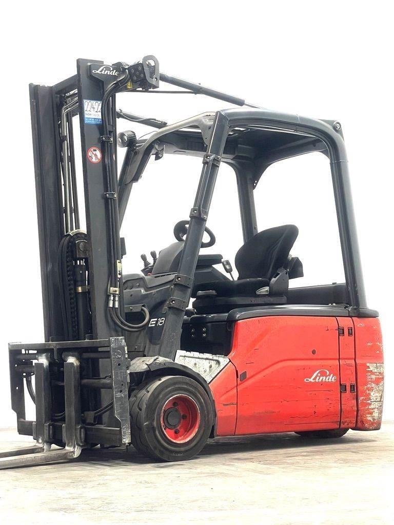 Linde E18L-386 Elektriskie iekrāvēji