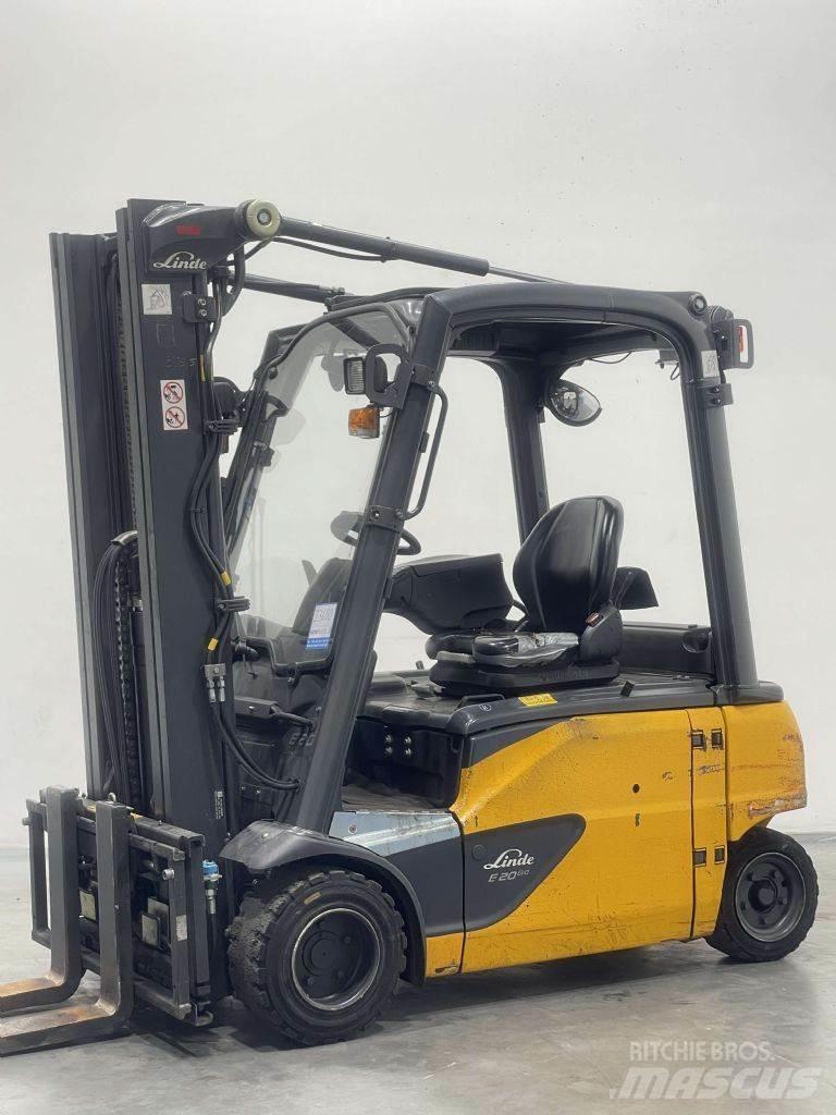Linde E20PL-02-386 Elektriskie iekrāvēji