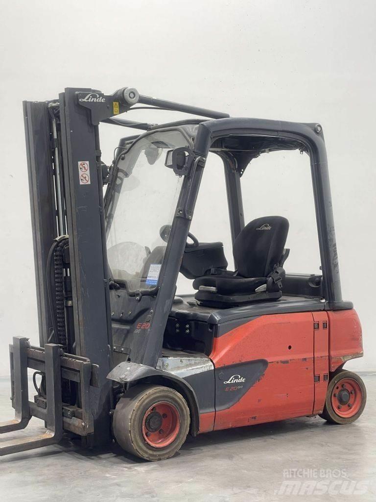 Linde E20PL-02-386 Elektriskie iekrāvēji