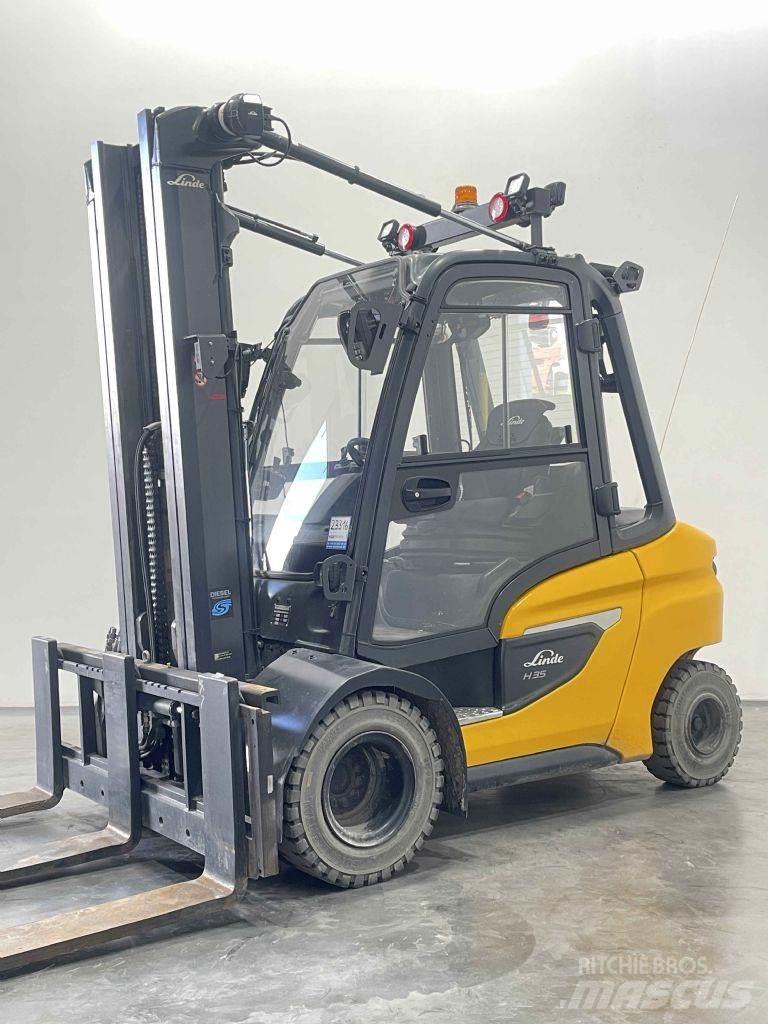 Linde H35D-01-1202 Tehnika ar dīzeļa dzinēju