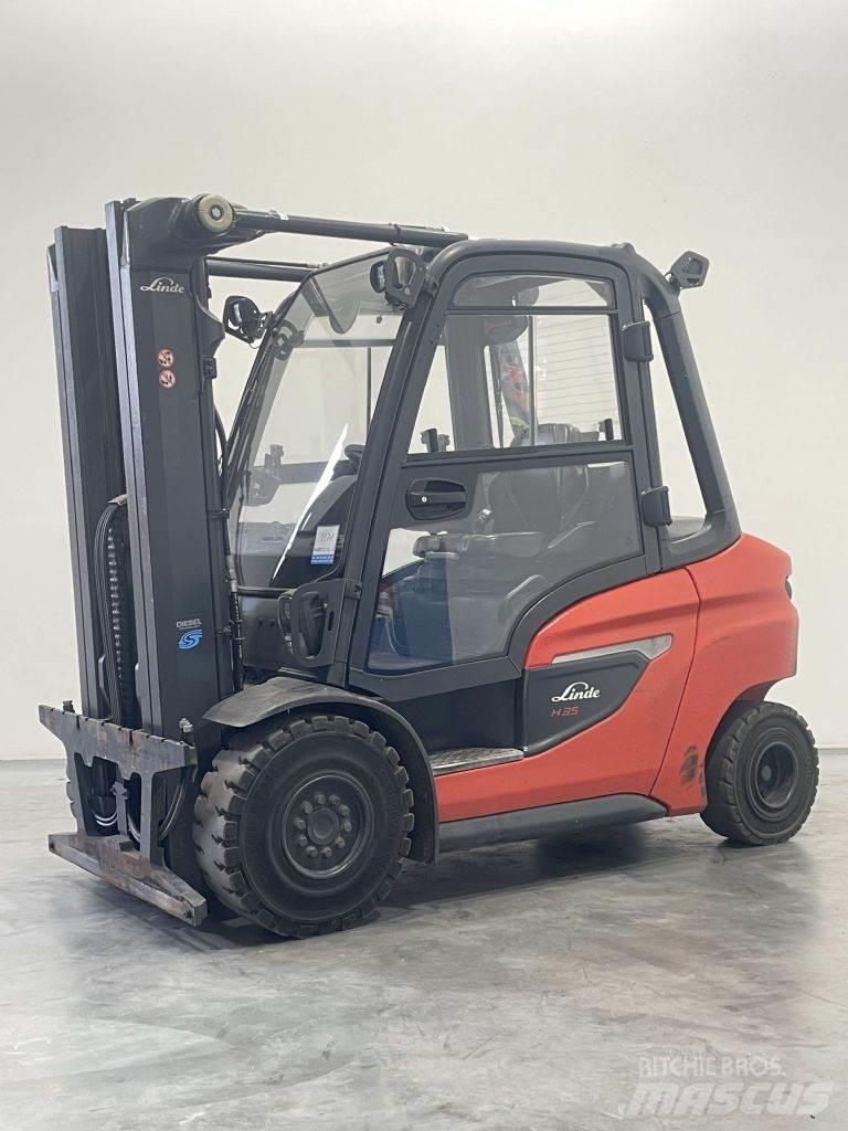 Linde H35D-01-1202 Tehnika ar dīzeļa dzinēju