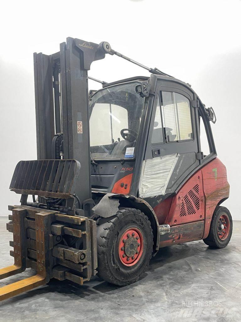Linde H50D-02-394 Tehnika ar dīzeļa dzinēju