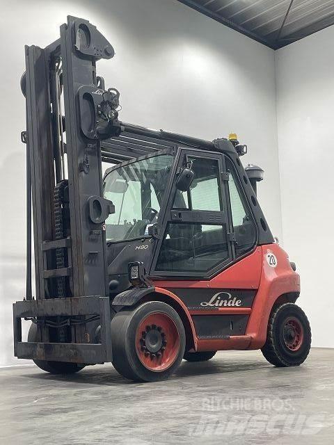 Linde H80D-02-396 Tehnika ar dīzeļa dzinēju