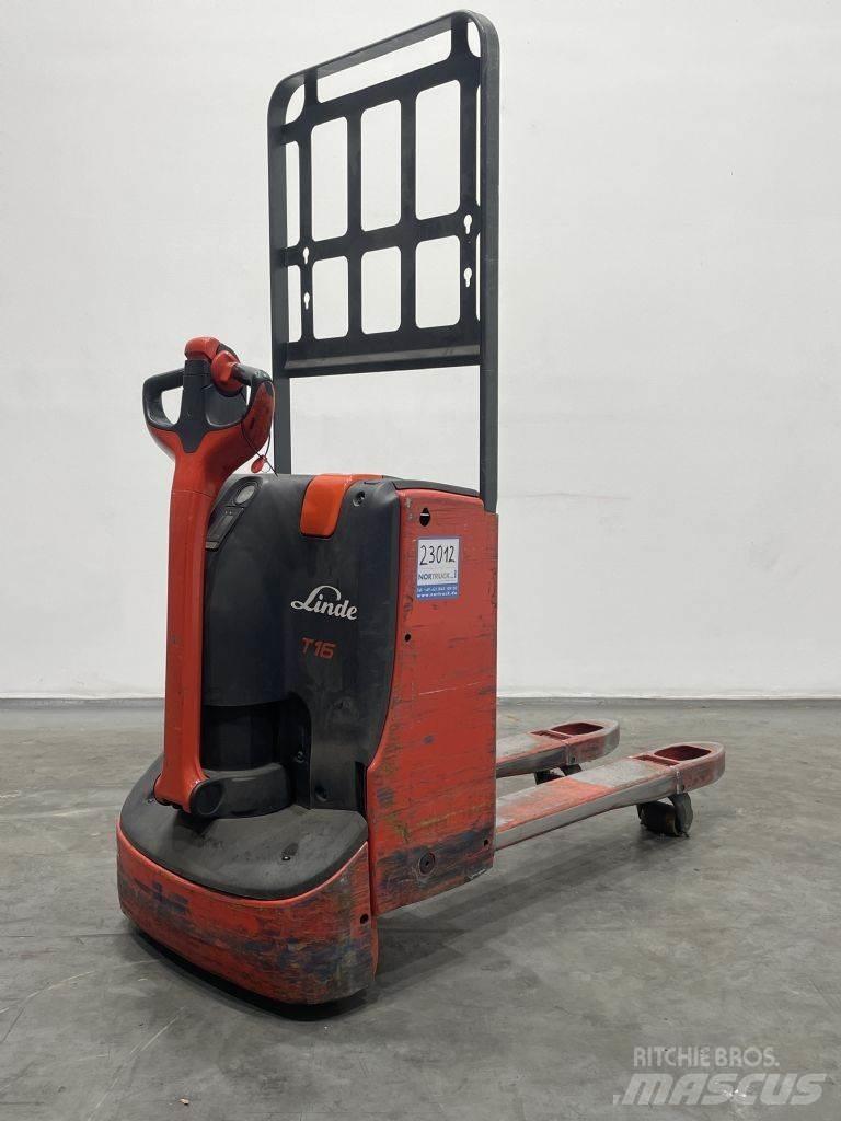 Linde T16-1152 Zemie palešu pacēlāji