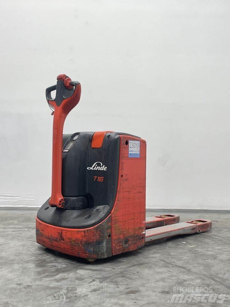 Linde T16-1152 Zemie palešu pacēlāji