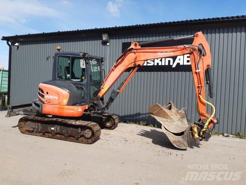 Kubota KX 057 Kāpurķēžu ekskavatori