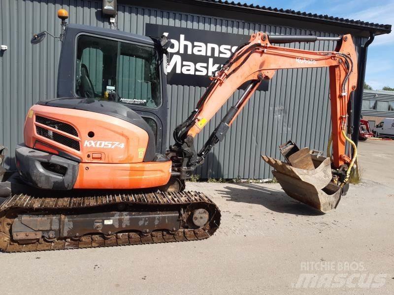 Kubota KX 057 Kāpurķēžu ekskavatori
