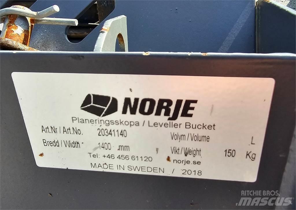 Norje PS140 + förhöjning Lietoti riteņu kompaktiekrāvēji