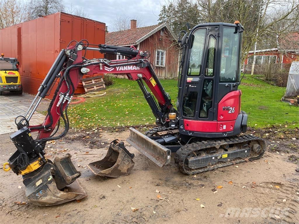 Yanmar VIO26 GRÄVARE Iekrāvēji uz riteņiem