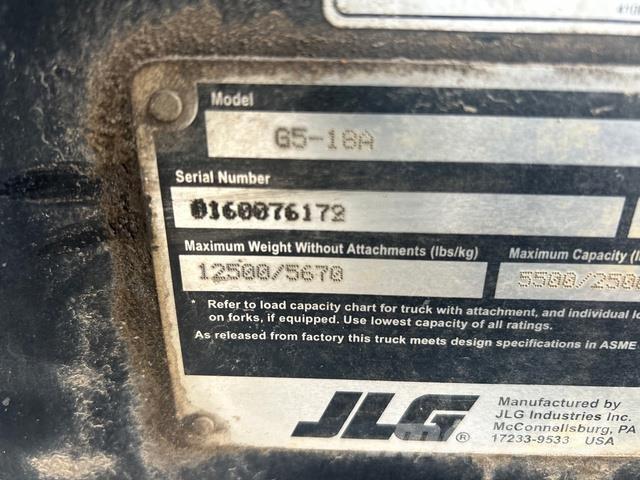 JLG G5-18 A Teleskopiskie manipulatori