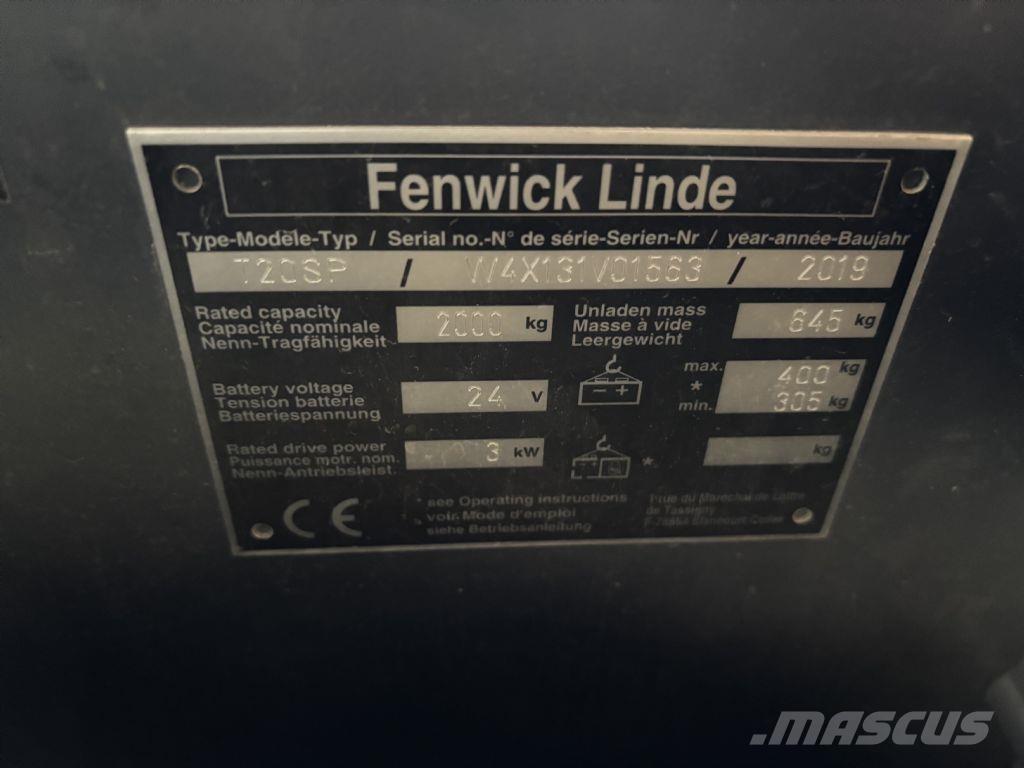 Linde T20 SP Pašgājēji krautnētāji