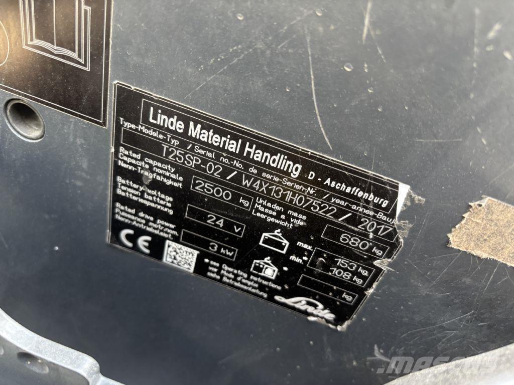 Linde T25SP-02 Pašgājēji krautnētāji