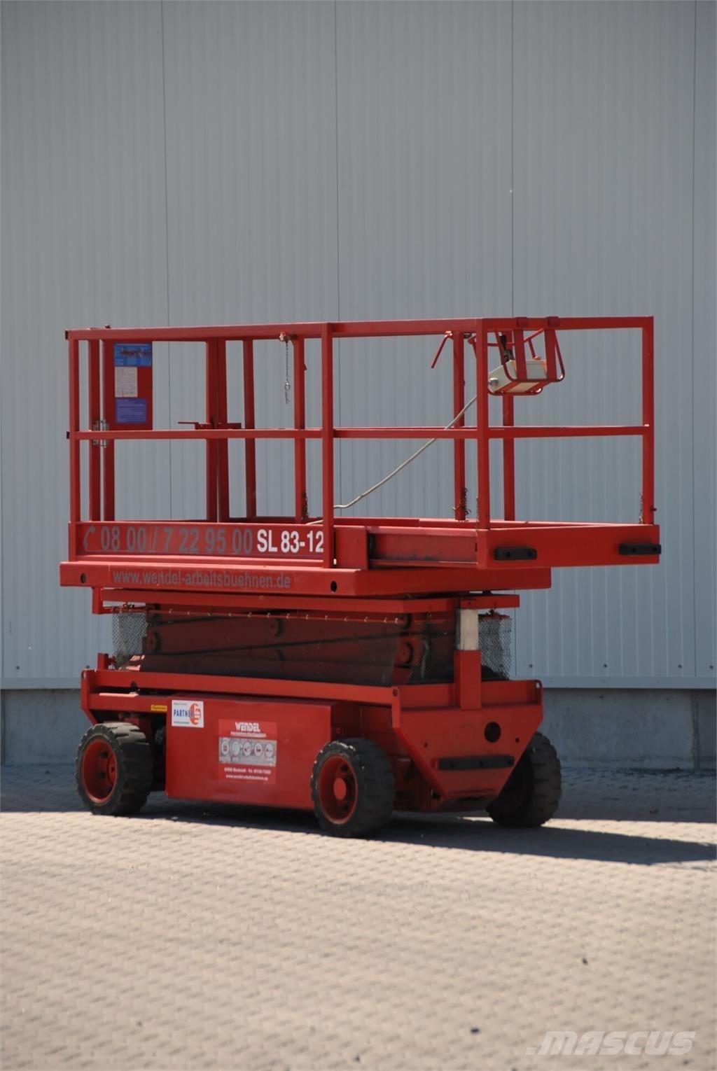 Liftlux SL 83-12 Šķerveida pacēlāji