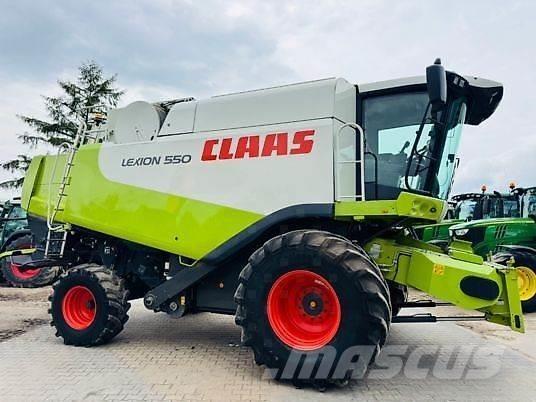 CLAAS LEXION 550 Ražas novākšanas kombaini