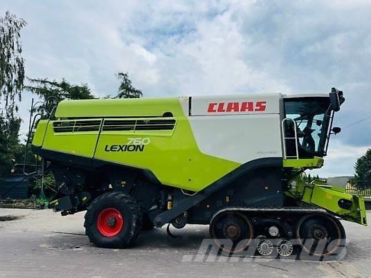 CLAAS LEXION 760 Ražas novākšanas kombaini