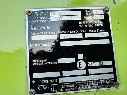CLAAS MEGA 350 Ražas novākšanas kombaini