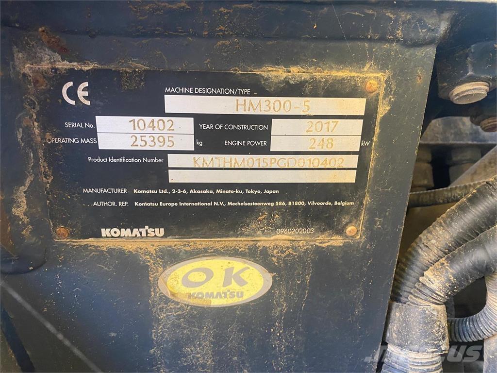 Komatsu HM300-5 Artikulētie pašizgāzēji