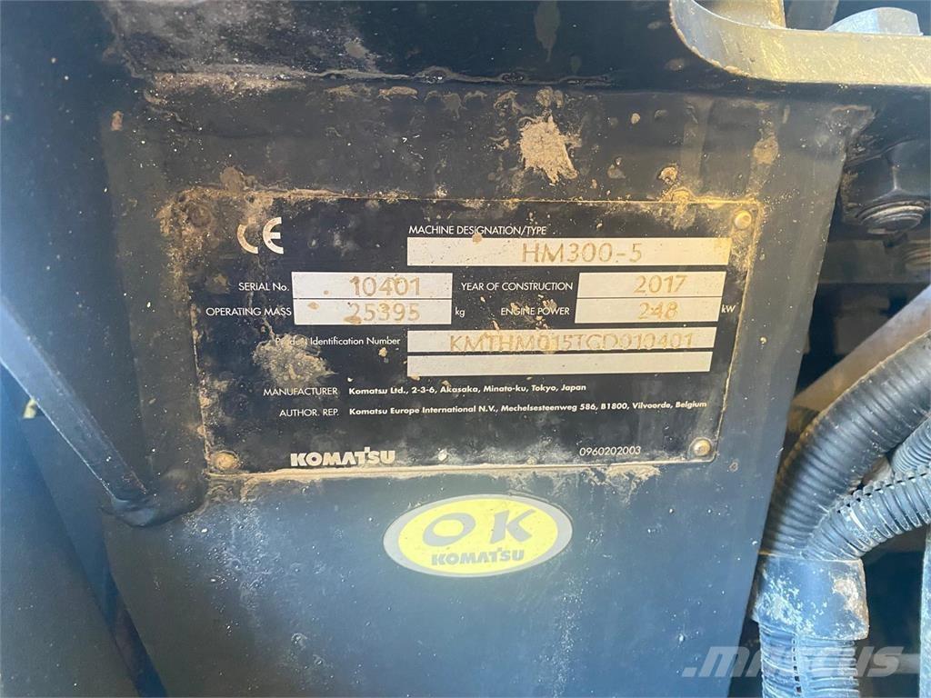 Komatsu HM300-5 Artikulētie pašizgāzēji