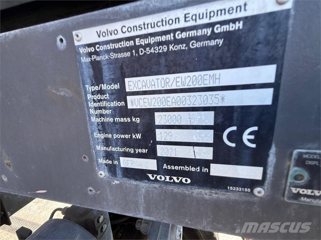 Volvo EW200E Teleskopiskie manipulatori