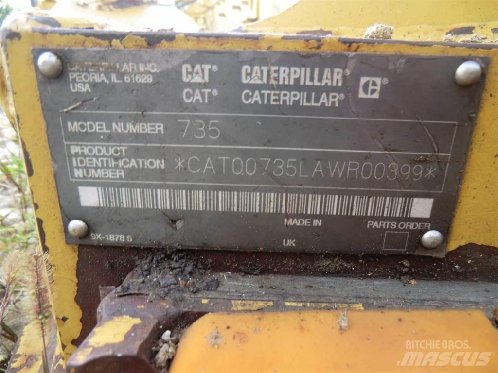 CAT 735 Šasija un piekare