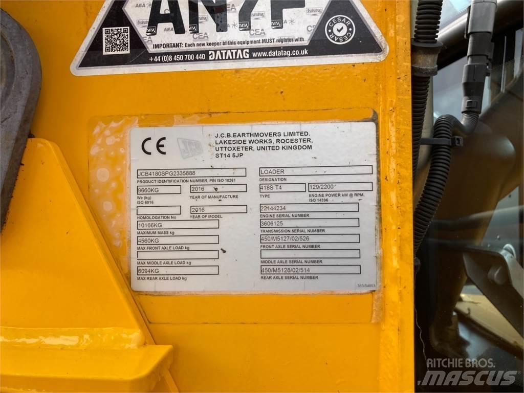 JCB 418S Lauksaimniecības pacēlāji