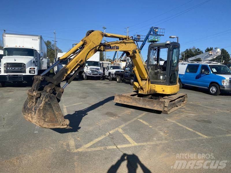 Komatsu PC55MR2 Kāpurķēžu ekskavatori