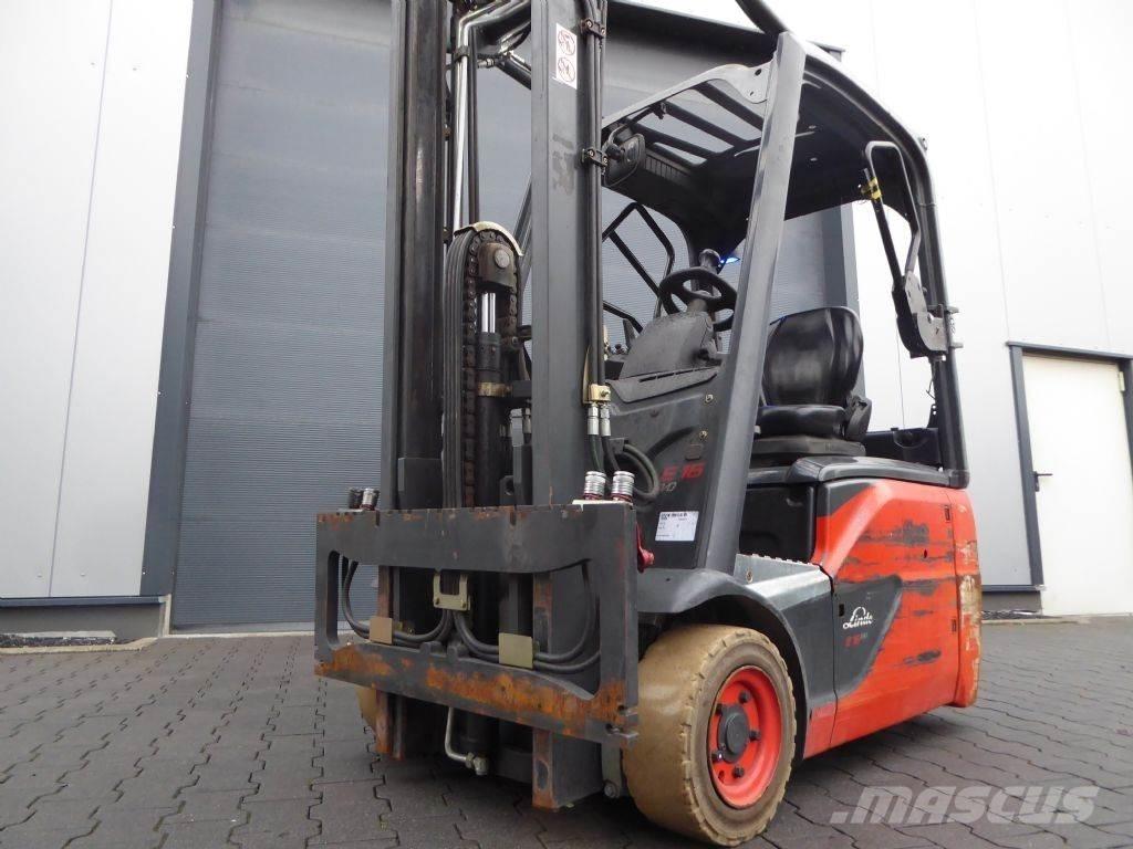 Linde E16-02 Elektriskie iekrāvēji