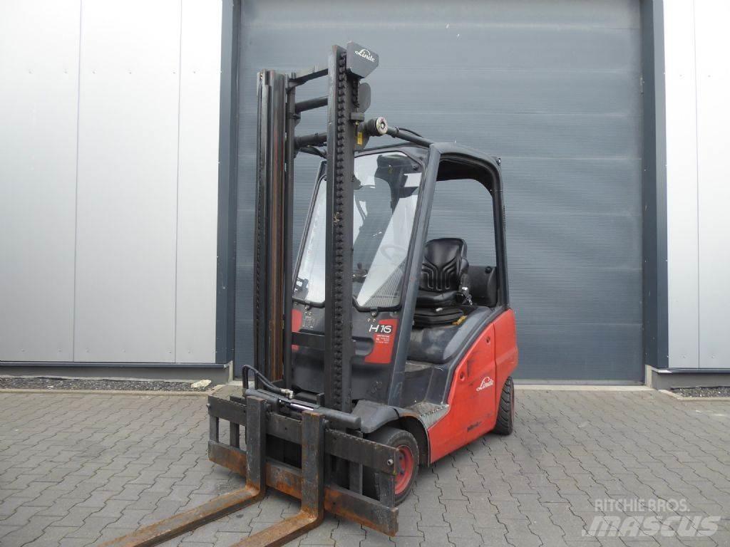 Linde H16D Tehnika ar dīzeļa dzinēju