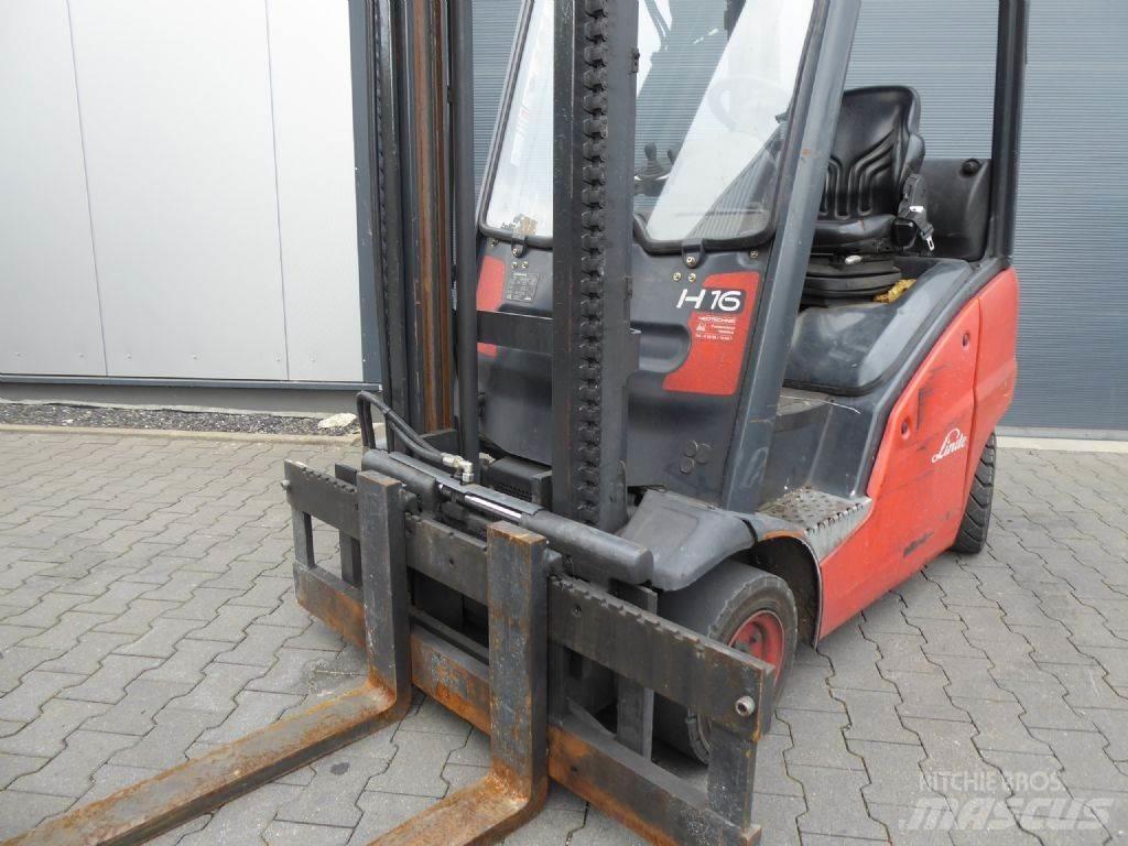 Linde H16D Tehnika ar dīzeļa dzinēju