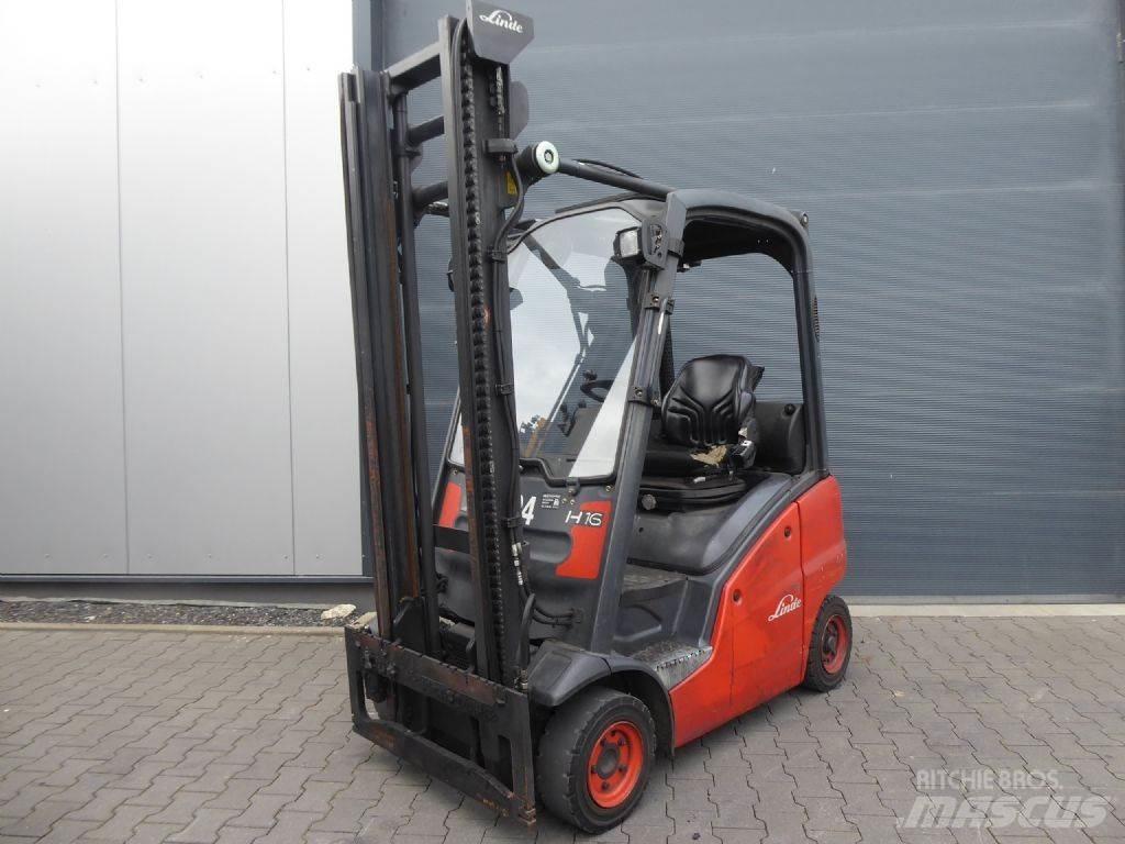 Linde H16D Tehnika ar dīzeļa dzinēju