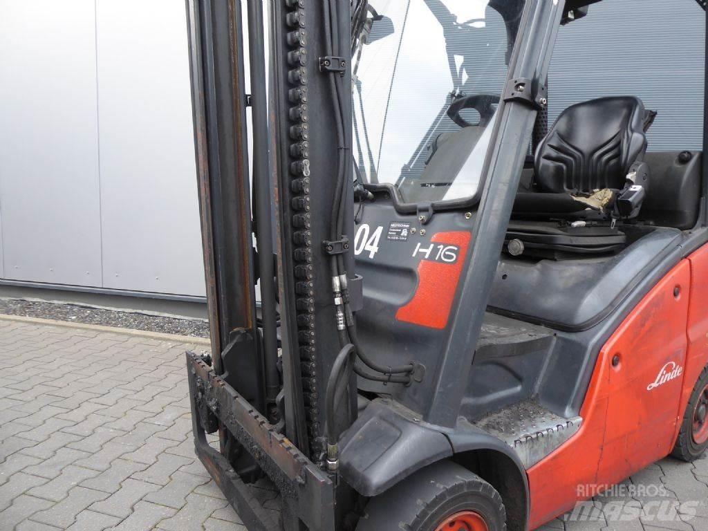 Linde H16D Tehnika ar dīzeļa dzinēju