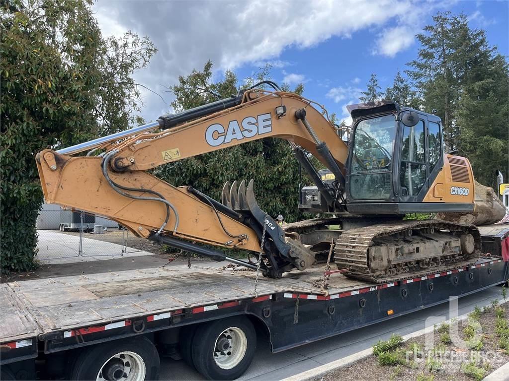 CASE CX160D Kāpurķēžu ekskavatori