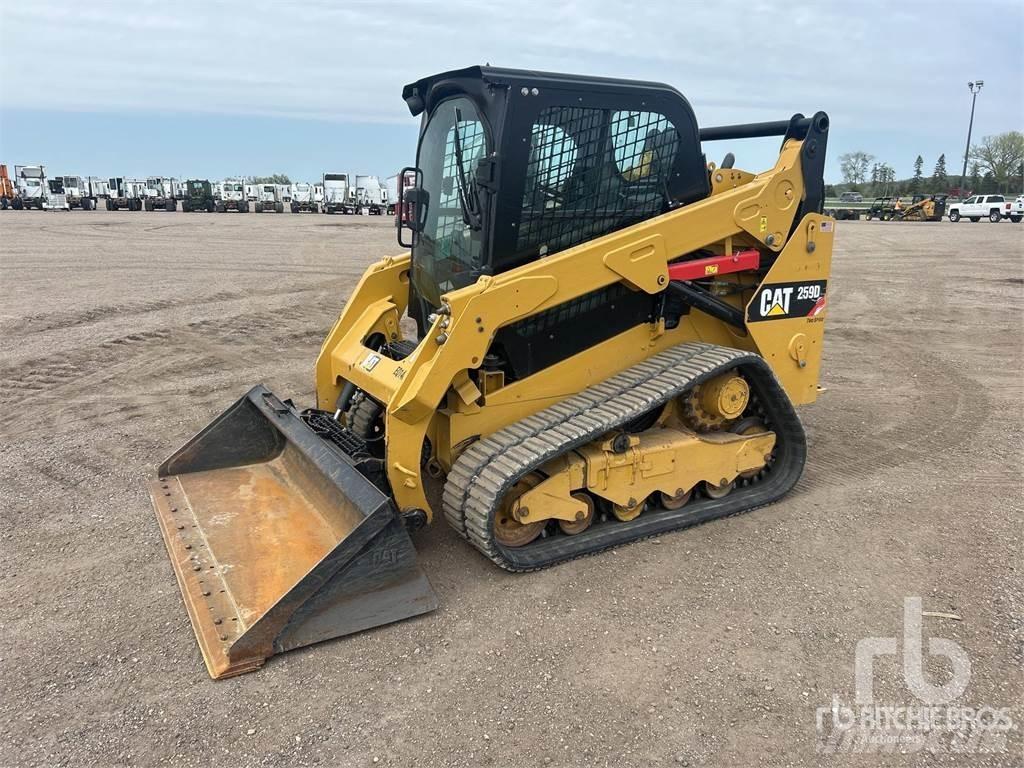 CAT 259D Lietoti riteņu kompaktiekrāvēji