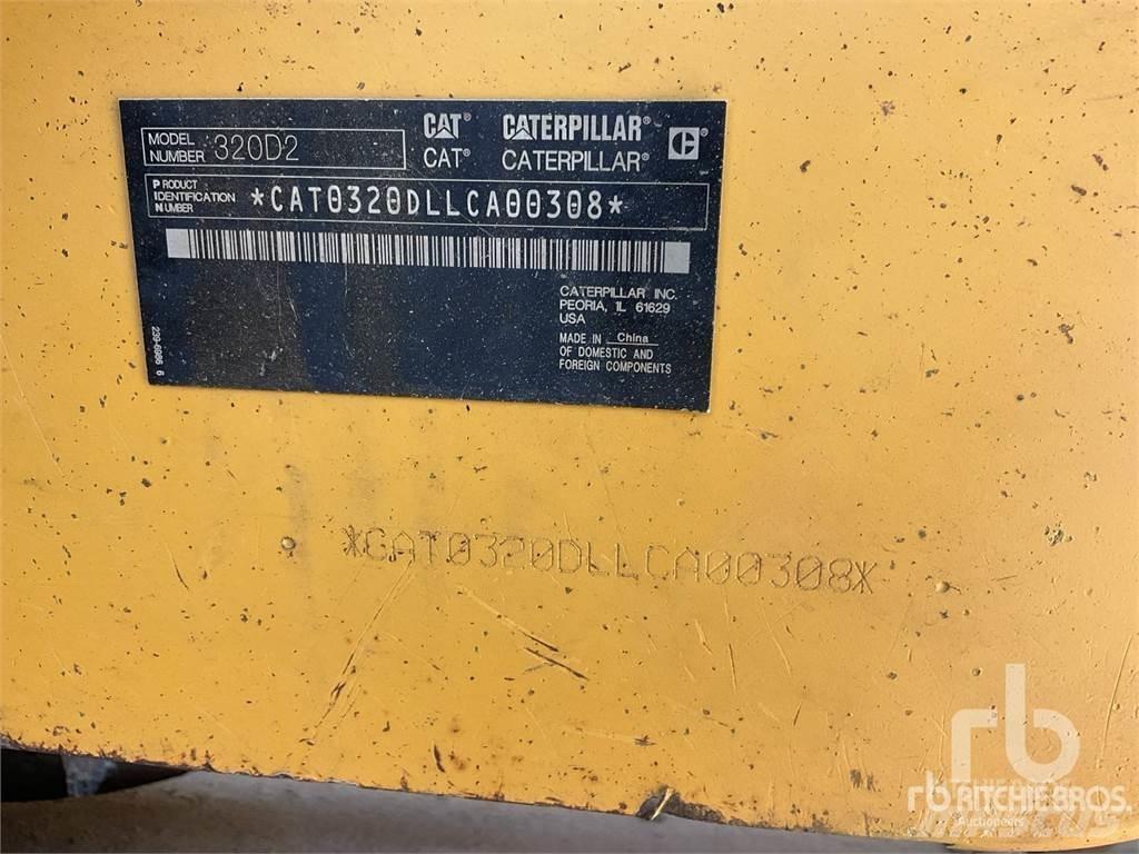 CAT 320D2 Kāpurķēžu ekskavatori