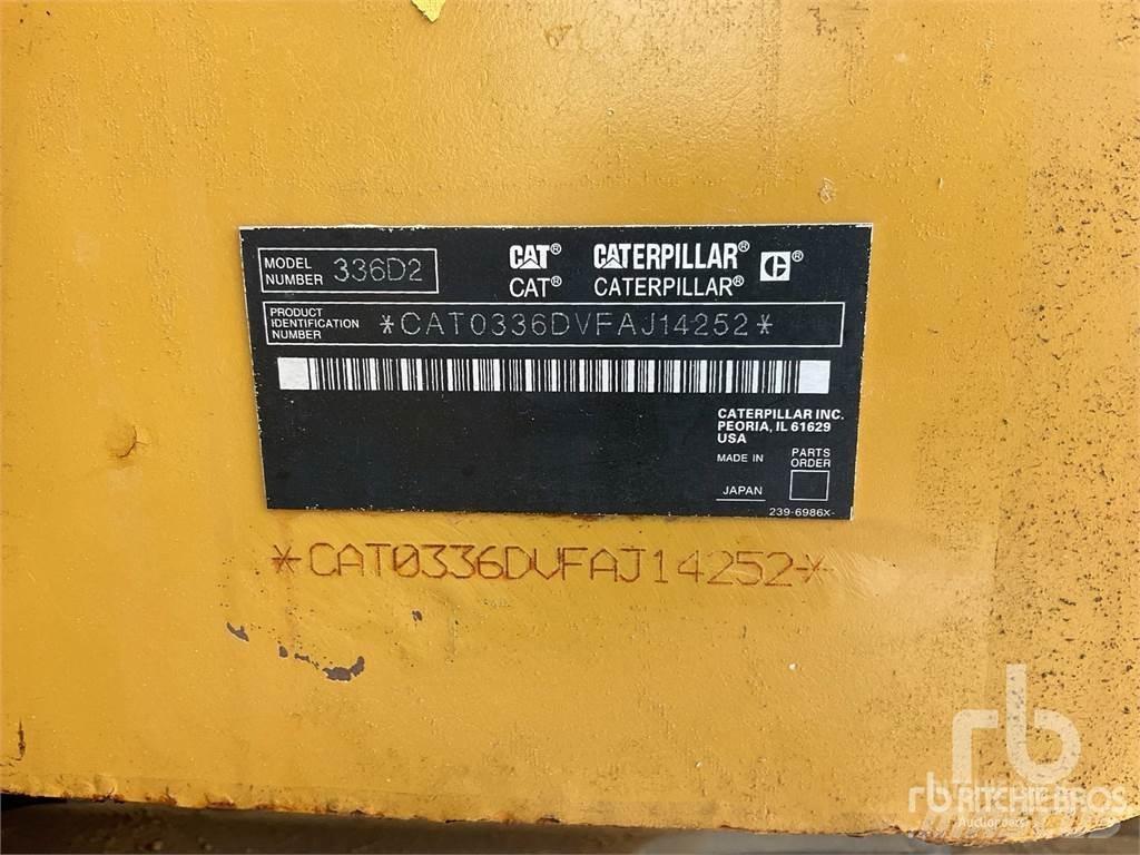 CAT 336D2 Kāpurķēžu ekskavatori