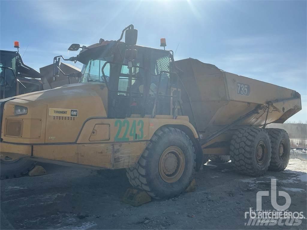 CAT 735 Artikulētie pašizgāzēji