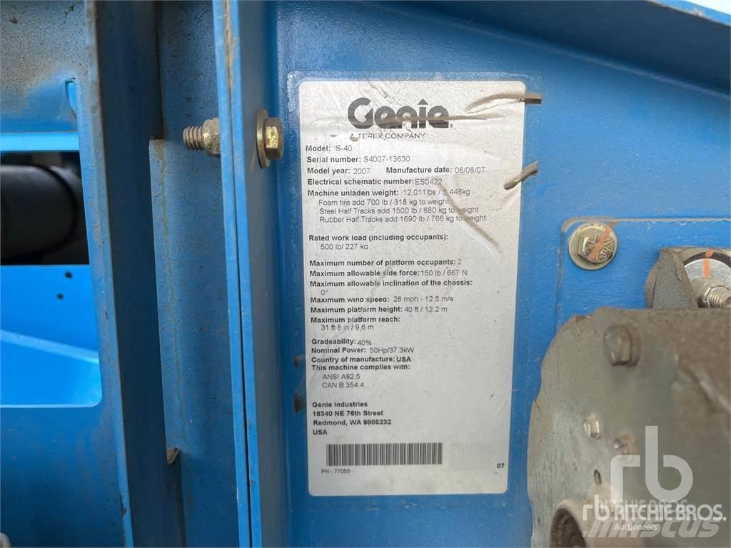Genie S40 Strēles pacēlāji
